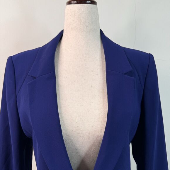 Reiss Womens Jacket Electric Blue Blazer Career Office Colorful Size Small - Picture 2 of 14
